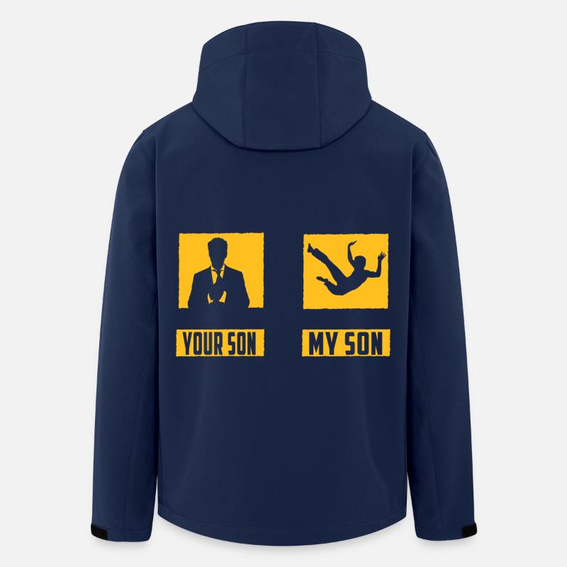 Capoeira - Recycelte Männer Softshell-Jacke von Stanley/Stella - Navy