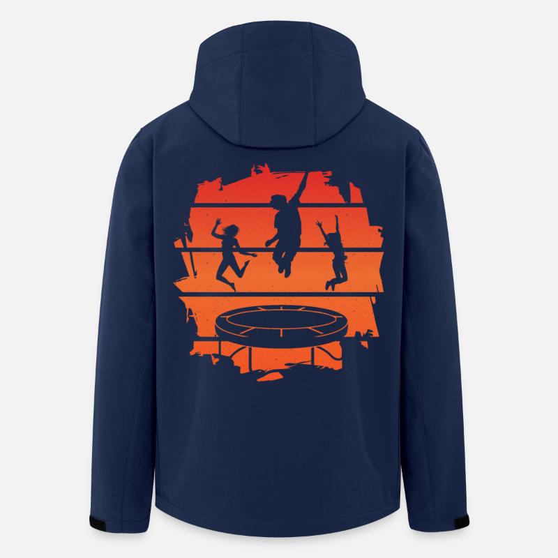 Trampolin - Recycelte Männer Softshell-Jacke von Stanley/Stella - Navy