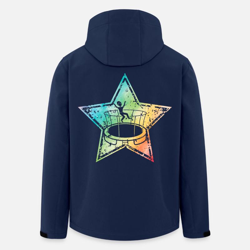 Trampolin - Recycelte Männer Softshell-Jacke von Stanley/Stella - Navy