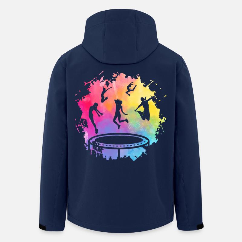 Trampolin - Recycelte Männer Softshell-Jacke von Stanley/Stella - Navy