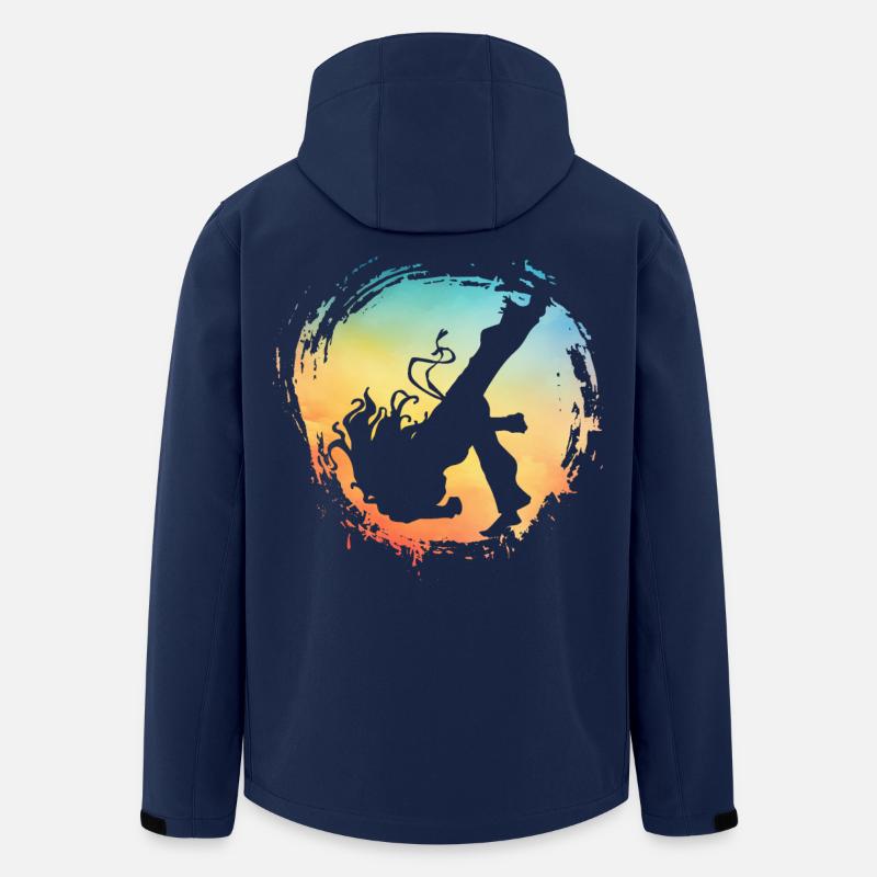 Capoeira - Recycelte Männer Softshell-Jacke von Stanley/Stella - Navy