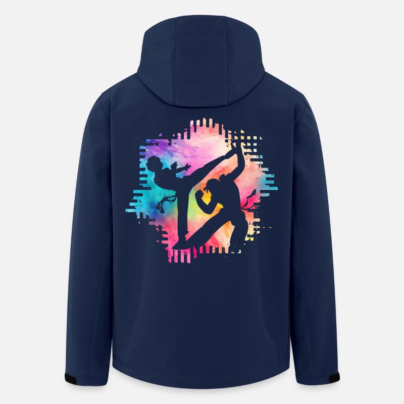 Capoeira - Recycelte Männer Softshell-Jacke von Stanley/Stella - Navy