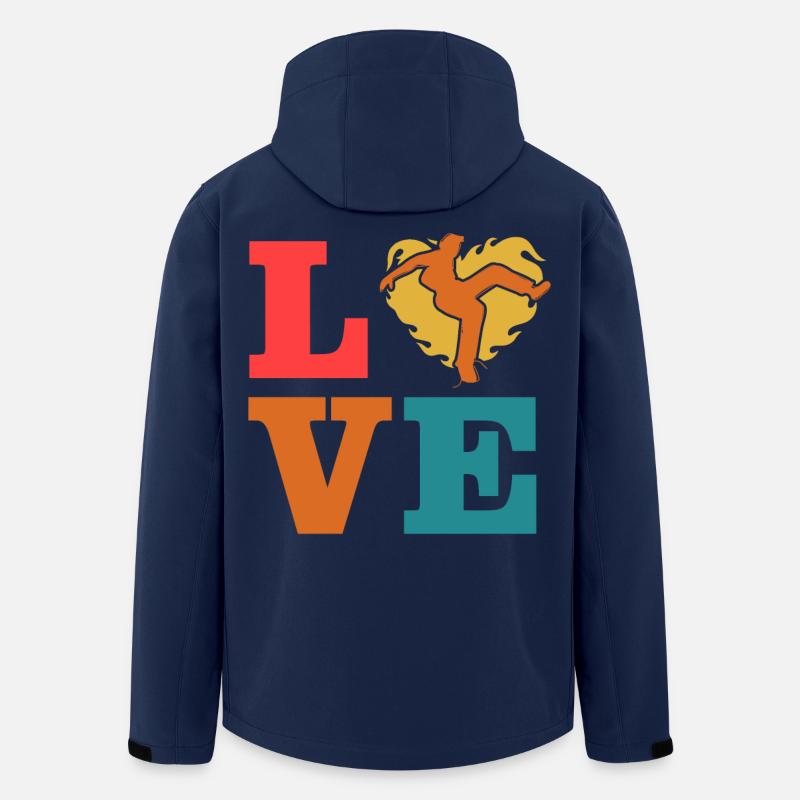 L’amour de la capoeira - Veste softshell homme en polyester recyclé Stanley/Stella - marine