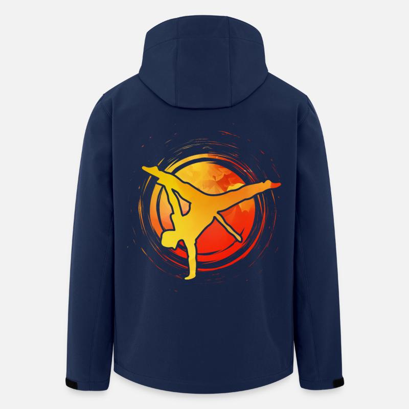 Capoeira - Recycelte Männer Softshell-Jacke von Stanley/Stella - Navy