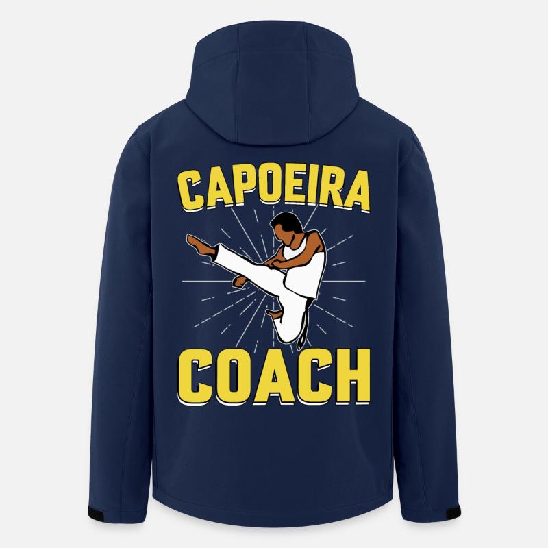 Capoeira Trainer - Recycelte Männer Softshell-Jacke von Stanley/Stella - Navy