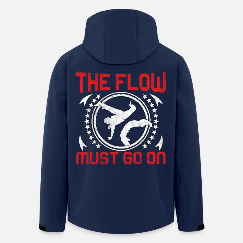 The Flow must go on - Men’s Recycled Softshell Jacket by Stanley/Stella - navy