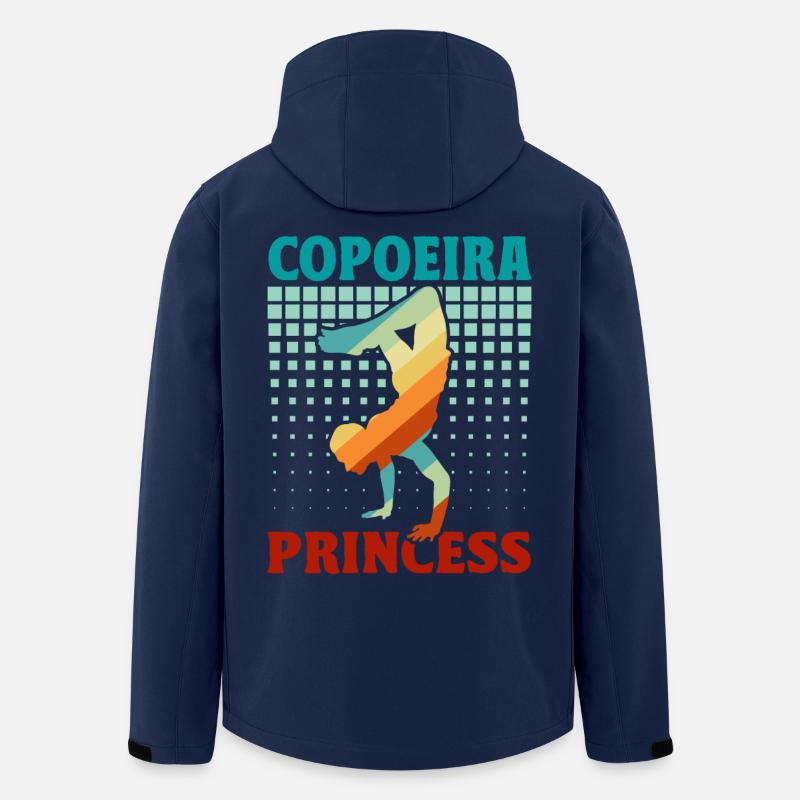 Capoeira Prinzessin - Recycelte Männer Softshell-Jacke von Stanley/Stella - Navy