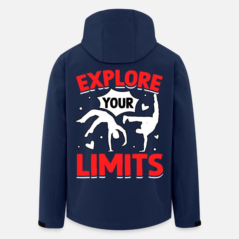 Explore your Limits - Men’s Recycled Softshell Jacket by Stanley/Stella - navy