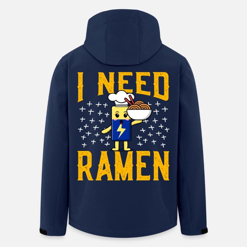 Ich brauche Ramen - Recycelte Männer Softshell-Jacke von Stanley/Stella - Navy