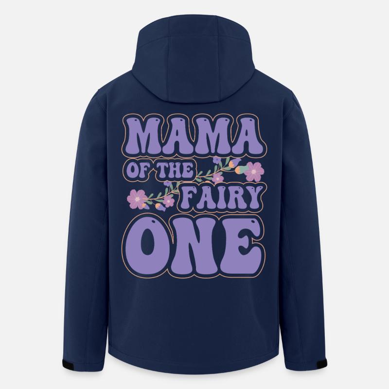 Maman de la fée Une - Veste softshell homme en polyester recyclé Stanley/Stella - marine