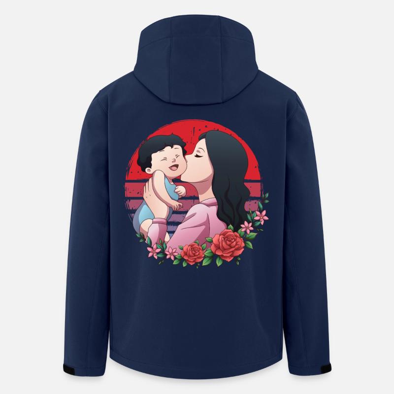 Mama der Fee Eins - Recycelte Männer Softshell-Jacke von Stanley/Stella - Navy