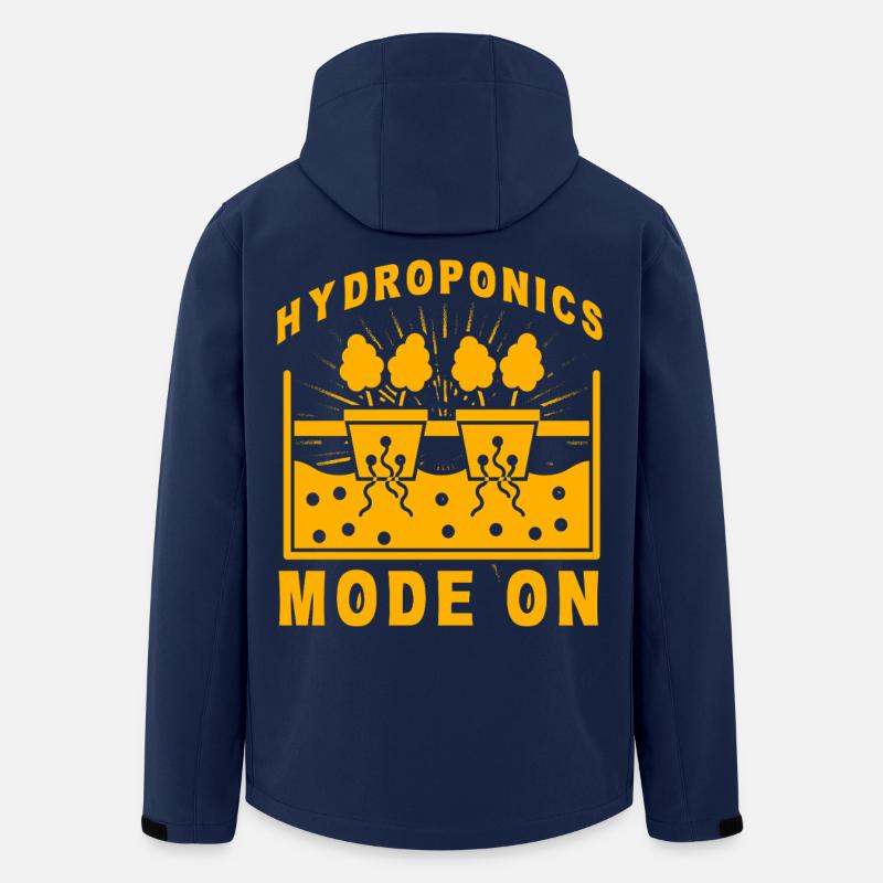 Hydroponik-Modus Ein - Recycelte Männer Softshell-Jacke von Stanley/Stella - Navy