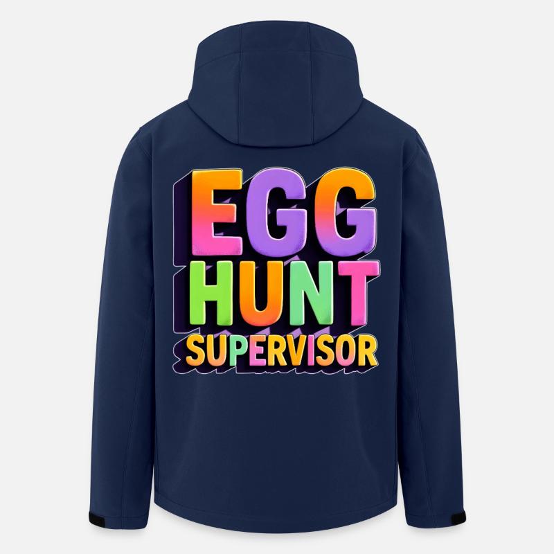 Egg Hunt Supervisor - Men’s Recycled Softshell Jacket by Stanley/Stella - navy