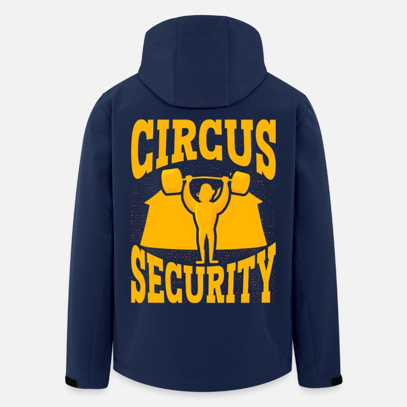 Sécurité du cirque - Veste softshell homme en polyester recyclé Stanley/Stella - marine