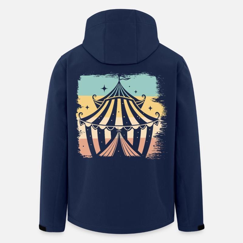 Zircus - Recycelte Männer Softshell-Jacke von Stanley/Stella - Navy