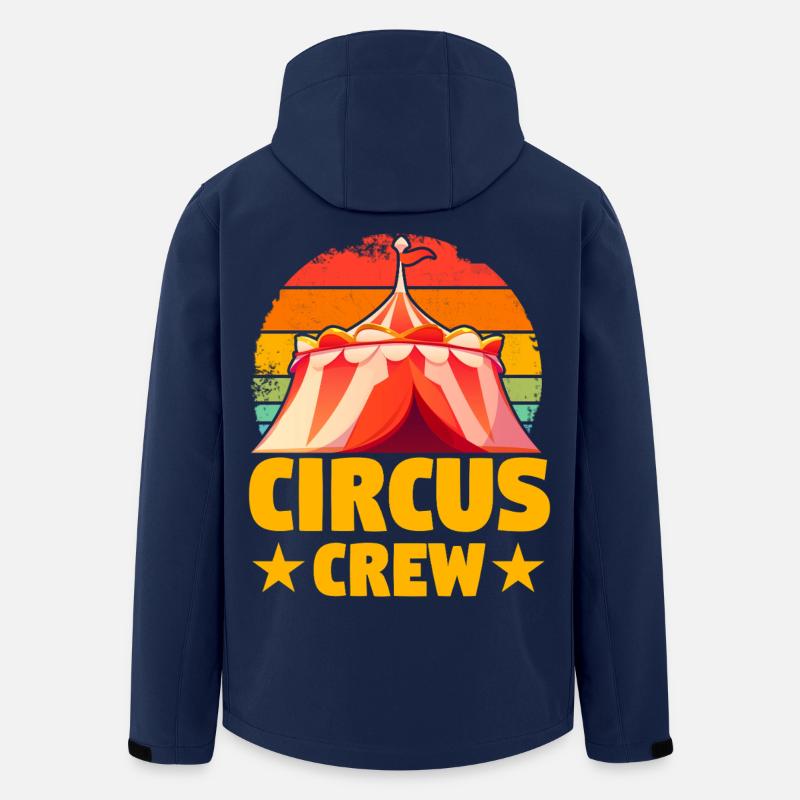 Zirkus-Crew - Recycelte Männer Softshell-Jacke von Stanley/Stella - Navy