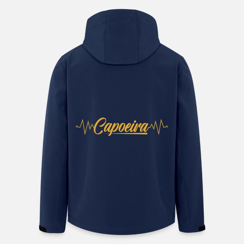 Capoeira - Recycelte Männer Softshell-Jacke von Stanley/Stella - Navy