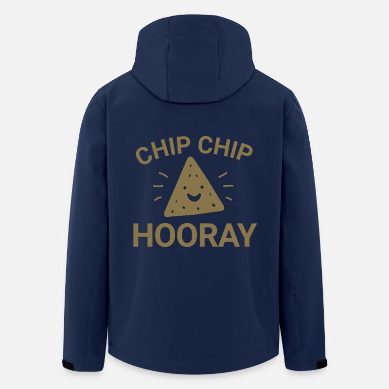 Chip Chip Hooray - Recycelte Männer Softshell-Jacke von Stanley/Stella - Navy