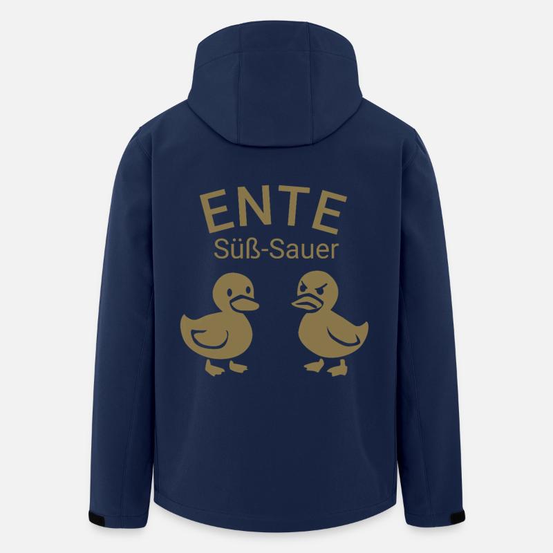 Ente süß-sauer - Recycelte Männer Softshell-Jacke von Stanley/Stella - Navy