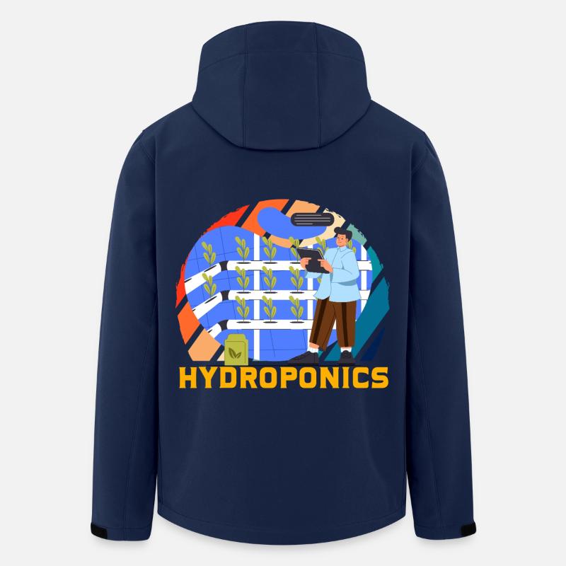 Hydroponik - Recycelte Männer Softshell-Jacke von Stanley/Stella - Navy