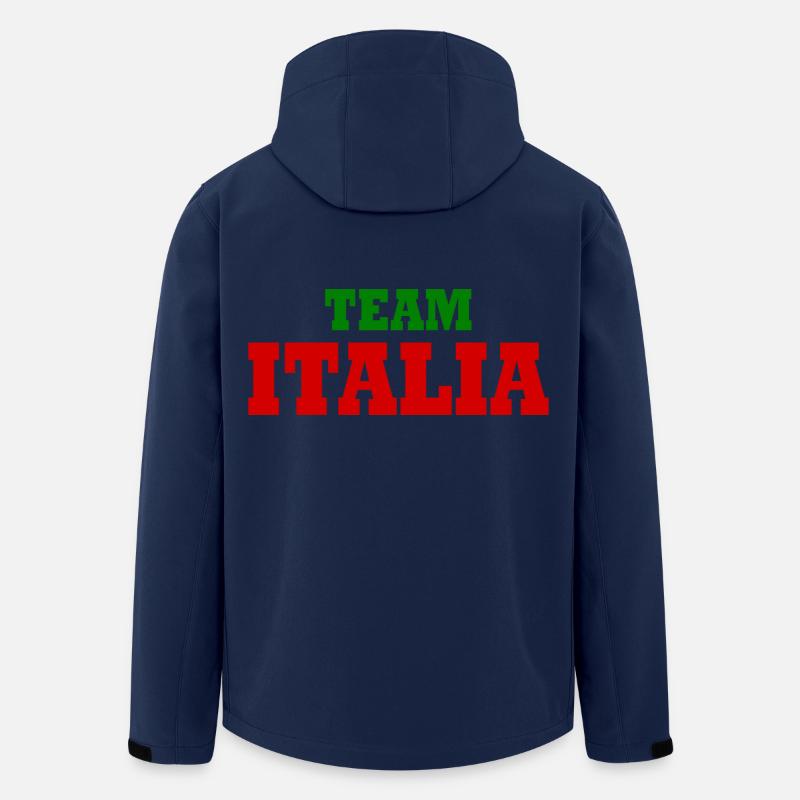 Italien - Recycelte Männer Softshell-Jacke von Stanley/Stella - Navy