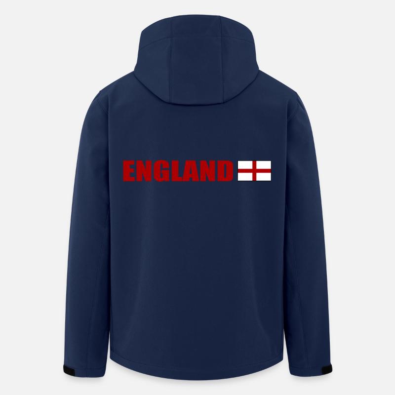 England - Recycelte Männer Softshell-Jacke von Stanley/Stella - Navy