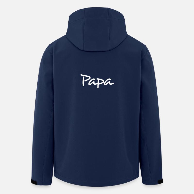 papa - Veste softshell homme en polyester recyclé Stanley/Stella - marine