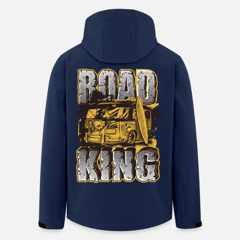 Road King Auto Tour - Men’s Recycled Softshell Jacket by Stanley/Stella - navy