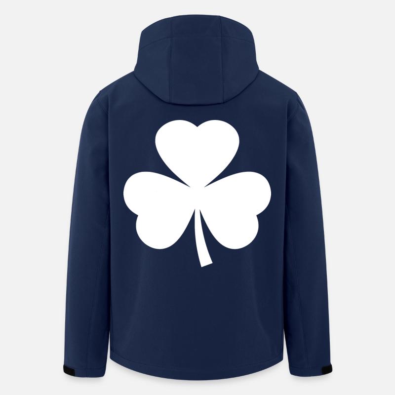 kleeblatt - Recycelte Männer Softshell-Jacke von Stanley/Stella - Navy