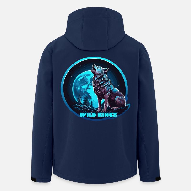 Mitternacht - Recycelte Männer Softshell-Jacke von Stanley/Stella - Navy