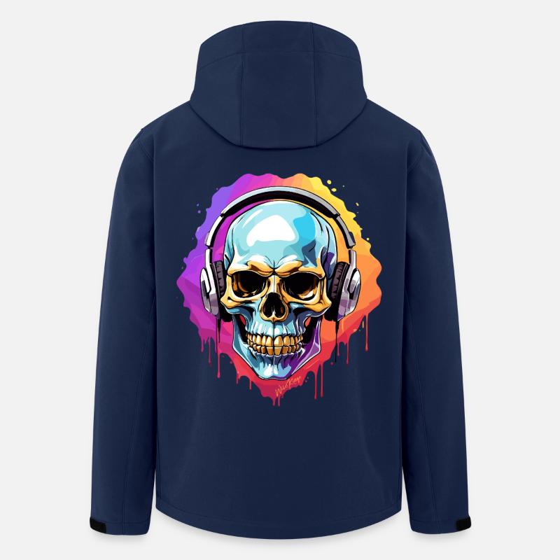 Kopfhörer - Recycelte Männer Softshell-Jacke von Stanley/Stella - Navy