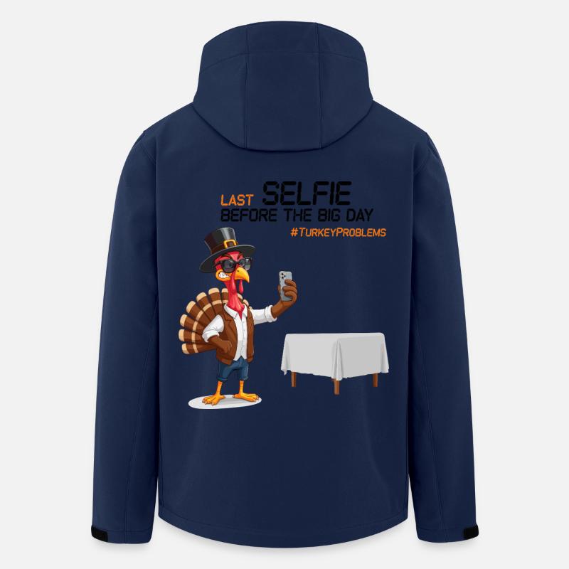 Turkey Problems - Men’s Recycled Softshell Jacket by Stanley/Stella - navy