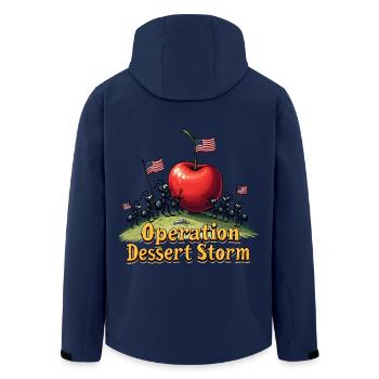 Opération Tempête de Desserts - Veste softshell homme en polyester recyclé Stanley/Stella - marine - Dos - AI Model Male 185 light (185cm)