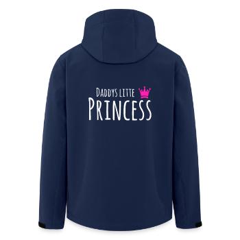 Daddy's little princess gift idea - Men’s Recycled Softshell Jacket by Stanley/Stella - navy - Back - AI Model Male 185 light (185cm)
