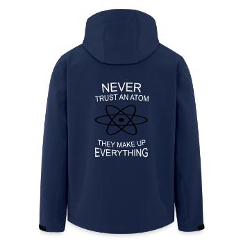 Physic T-Shirt & Hoody - Men’s Recycled Softshell Jacket by Stanley/Stella - navy - Back - AI Model Male 185 light (185cm)