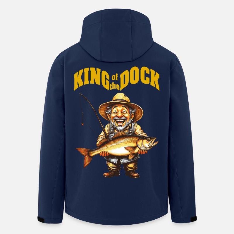KingOTD - Veste softshell homme en polyester recyclé Stanley/Stella - marine