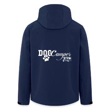 Seulement pour les vrais campeurs canins! - Veste softshell homme en polyester recyclé Stanley/Stella - marine - Dos - AI Model Male 185 light (185cm)