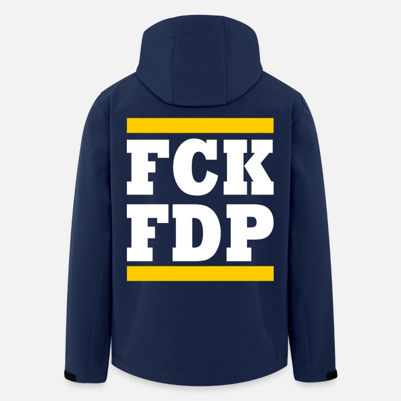 Fck fdp - Men’s Recycled Softshell Jacket by Stanley/Stella - navy
