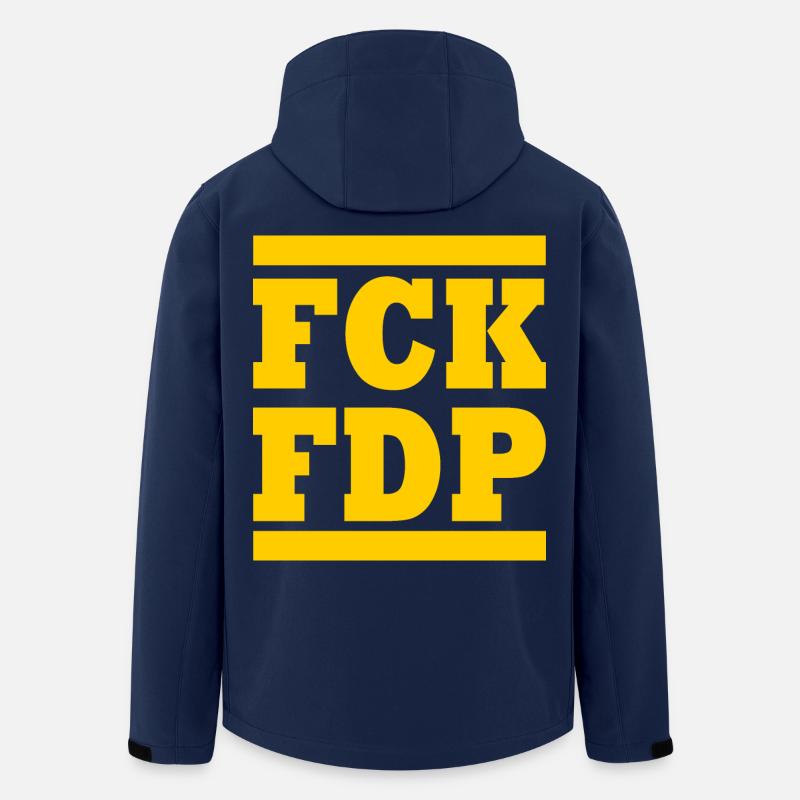Fck fdp - Men’s Recycled Softshell Jacket by Stanley/Stella - navy