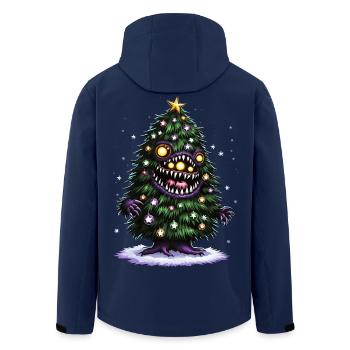 Arbre de Noël Monstre - Veste softshell homme en polyester recyclé Stanley/Stella - marine - Dos - AI Model Male 185 light (185cm)