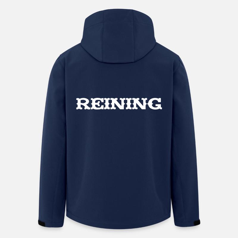 Reining - Veste softshell homme en polyester recyclé Stanley/Stella - marine