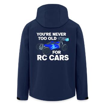 Never Too Old For RC Cars Ferngesteuertes Auto - Recycelte Männer Softshell-Jacke von Stanley/Stella - Navy - Hinten - AI Model Male 185 light (185cm)