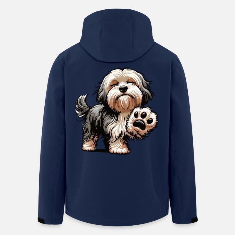 Havanese Havanese Owners Havanese Farmers - Men’s Recycled Softshell Jacket by Stanley/Stella - navy