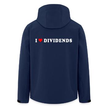 Dividendes J’aime Dividendes J’aime Actions Marché boursier - Veste softshell homme en polyester recyclé Stanley/Stella - marine - Dos - AI Model Male 185 light (185cm)