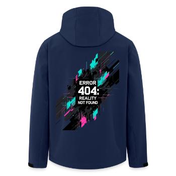 Erreur : Réalité introuvable - Veste softshell homme en polyester recyclé Stanley/Stella - marine - Dos - AI Model Male 185 light (185cm)
