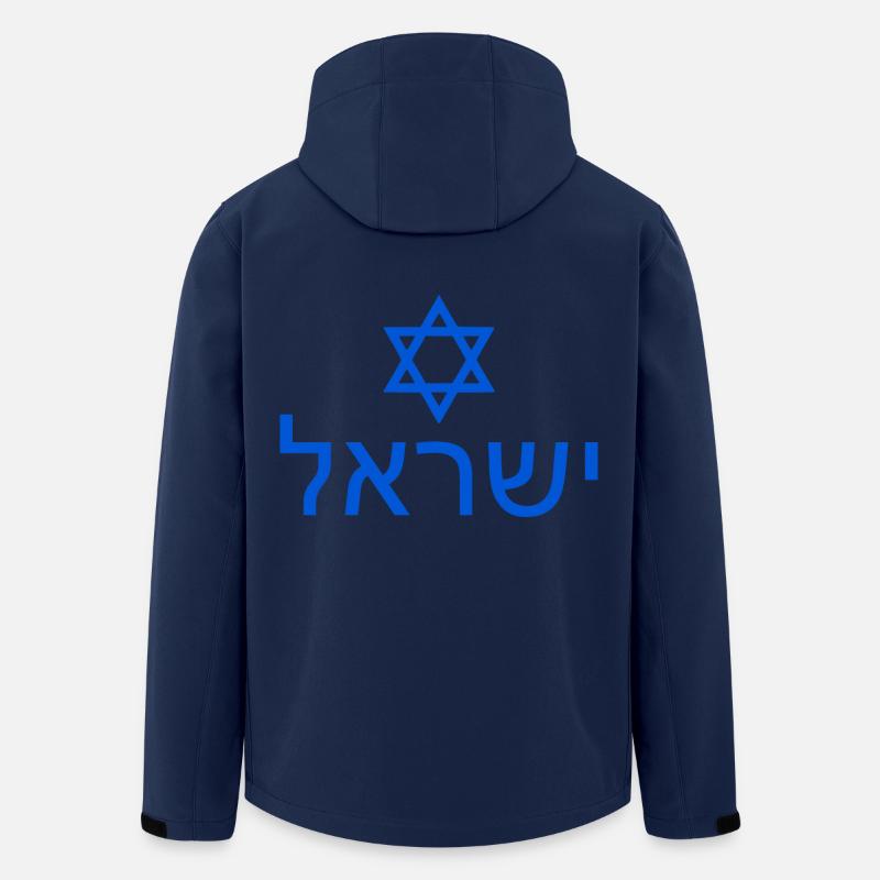 Israel - Recycelte Männer Softshell-Jacke von Stanley/Stella - Navy
