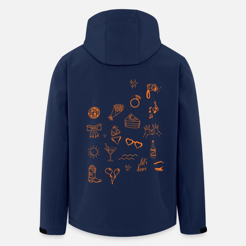 Bride Icons 2026 personalizable - Recycelte Männer Softshell-Jacke von Stanley/Stella - Navy