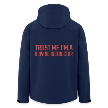 Instructeur de conduite Trust me Drive Tutor - Veste softshell homme en polyester recyclé Stanley/Stella - marine - Dos - AI Model Male 185 light (185cm)