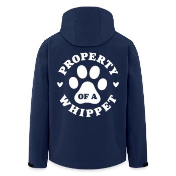 Propriété d’un Whippet - Veste softshell homme en polyester recyclé Stanley/Stella - marine - Dos - AI Model Male 185 light (185cm)