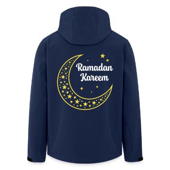 Ramadan Kareem - Recycelte Männer Softshell-Jacke von Stanley/Stella - Navy - Hinten - AI Model Male 185 light (185cm)